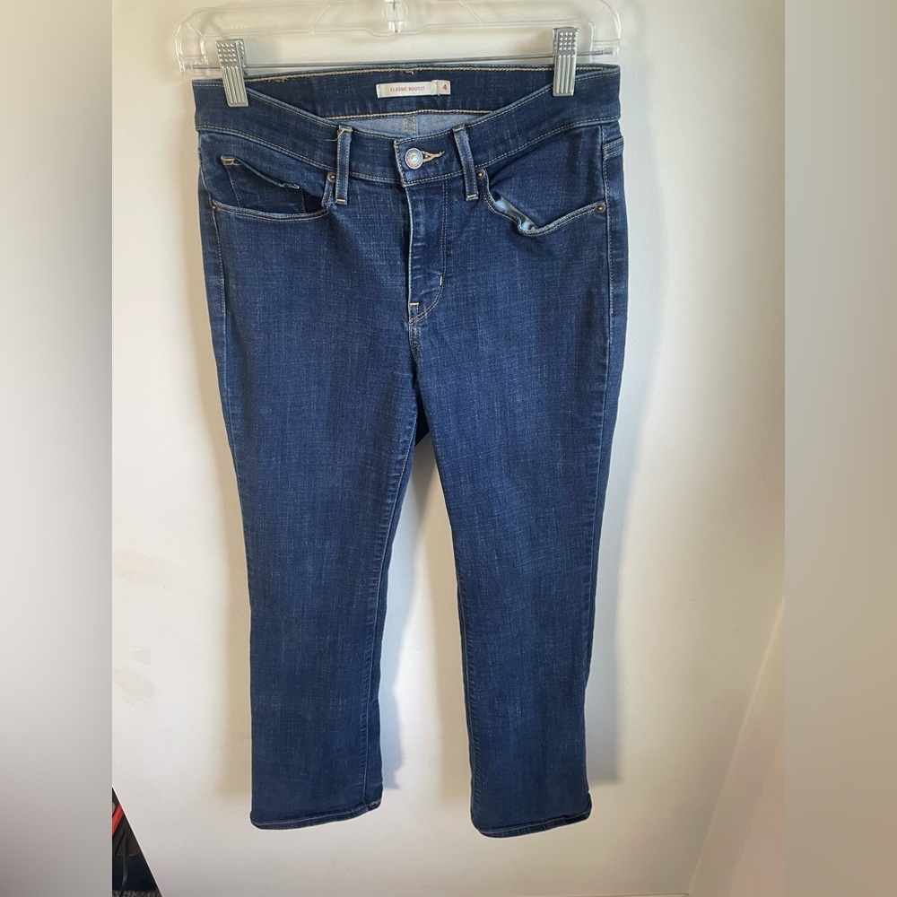 Levi's Classic Bootcut Blue Jeans Cotton Viscose 4 denim casual